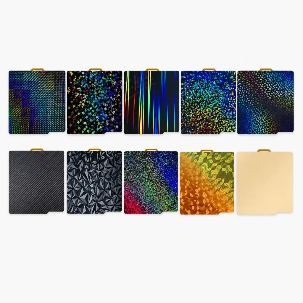 3d printer build plate surface options