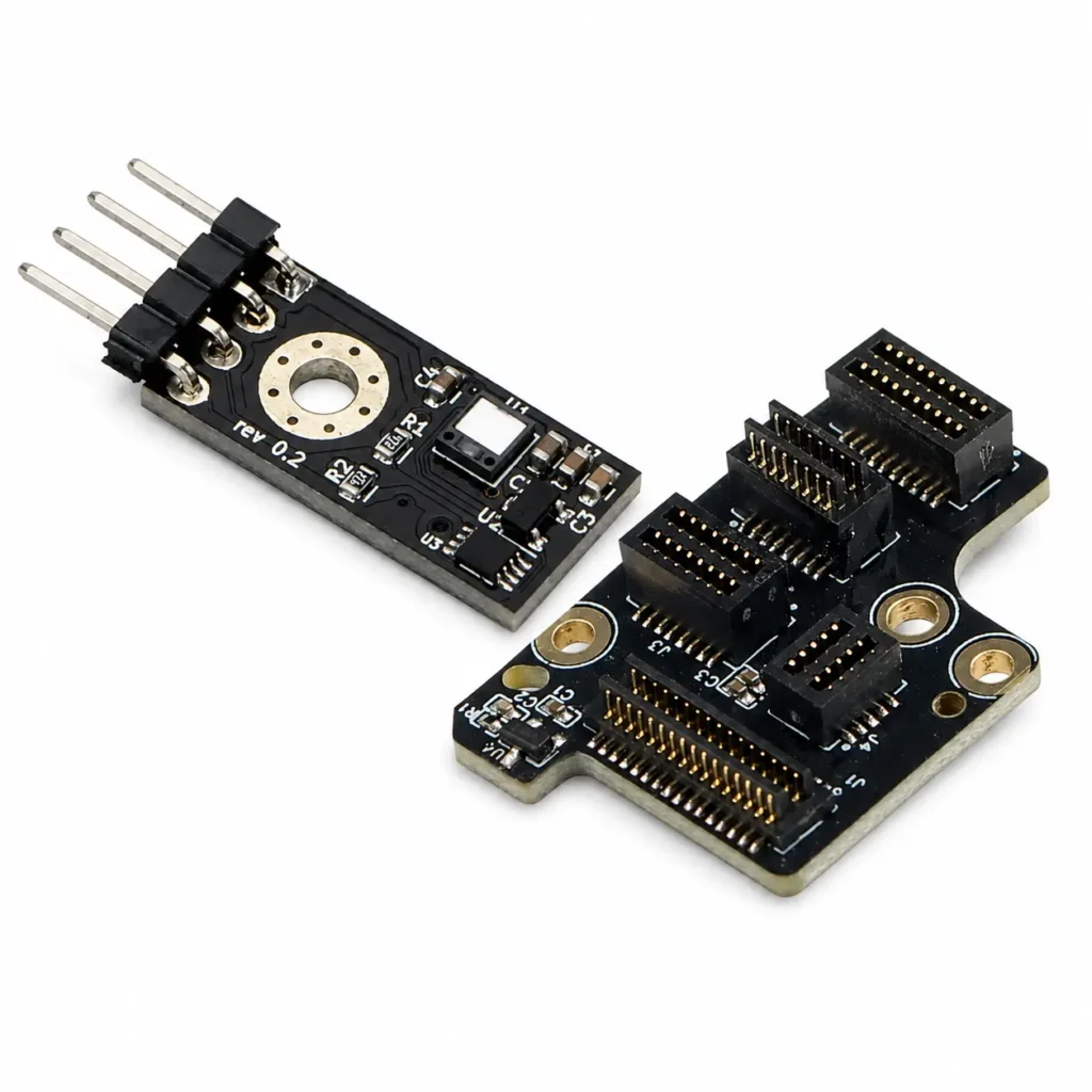 3D printer filament sensor and extruder interface board for Prusa i3 and Bambu Lab P1P series