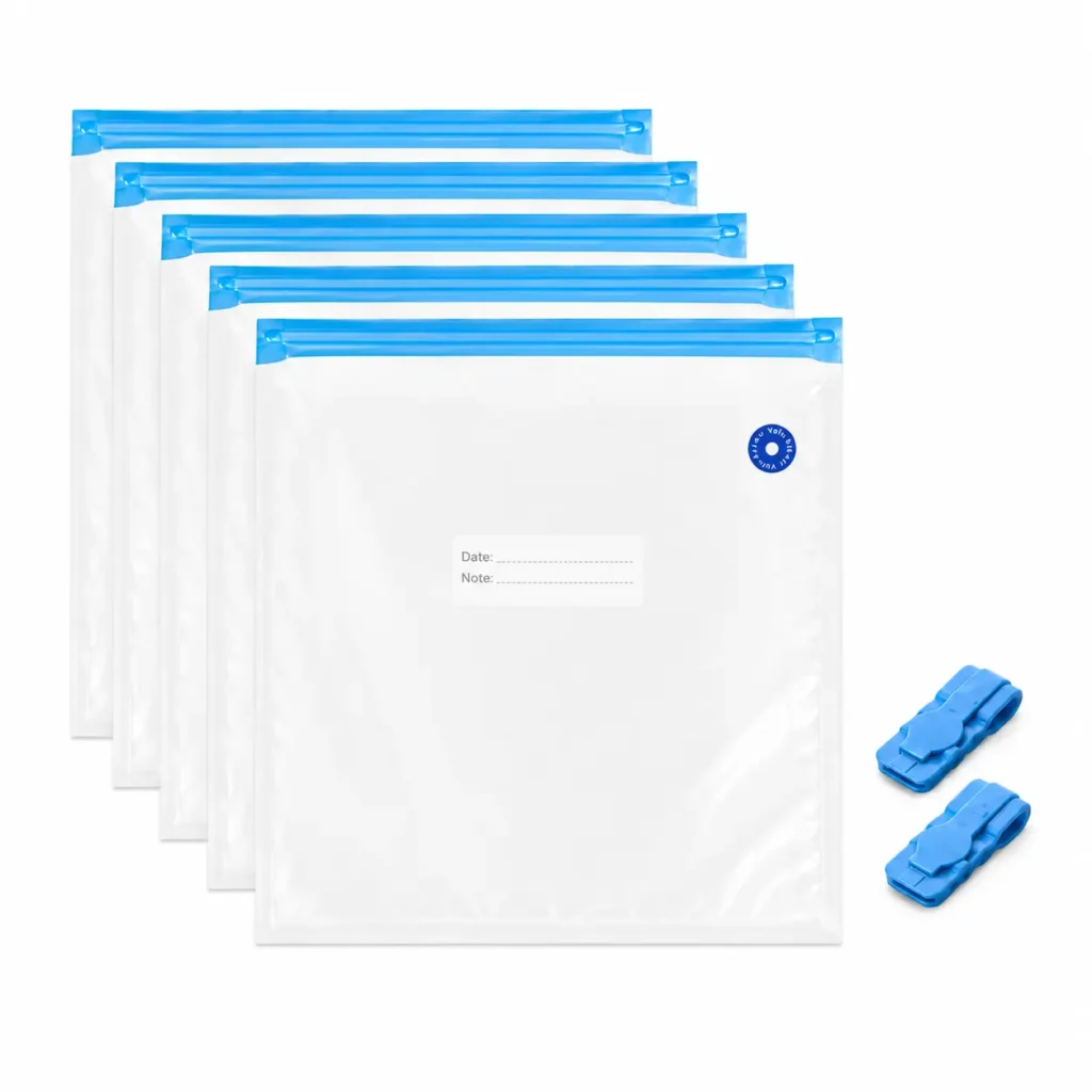 3d printer filament vacuum storage bags with sealing clips.webp