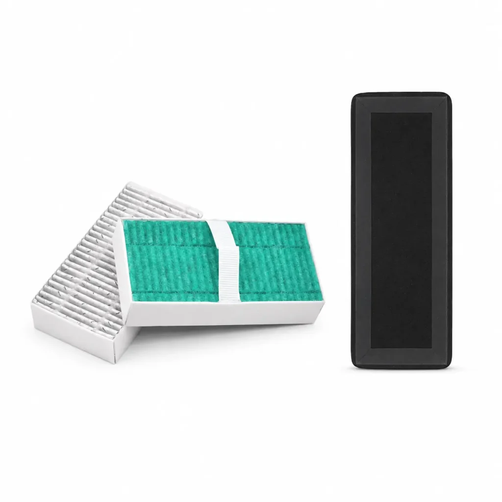 3D printer filtration and air purification filters including activated carbon and HEPA filter replacements