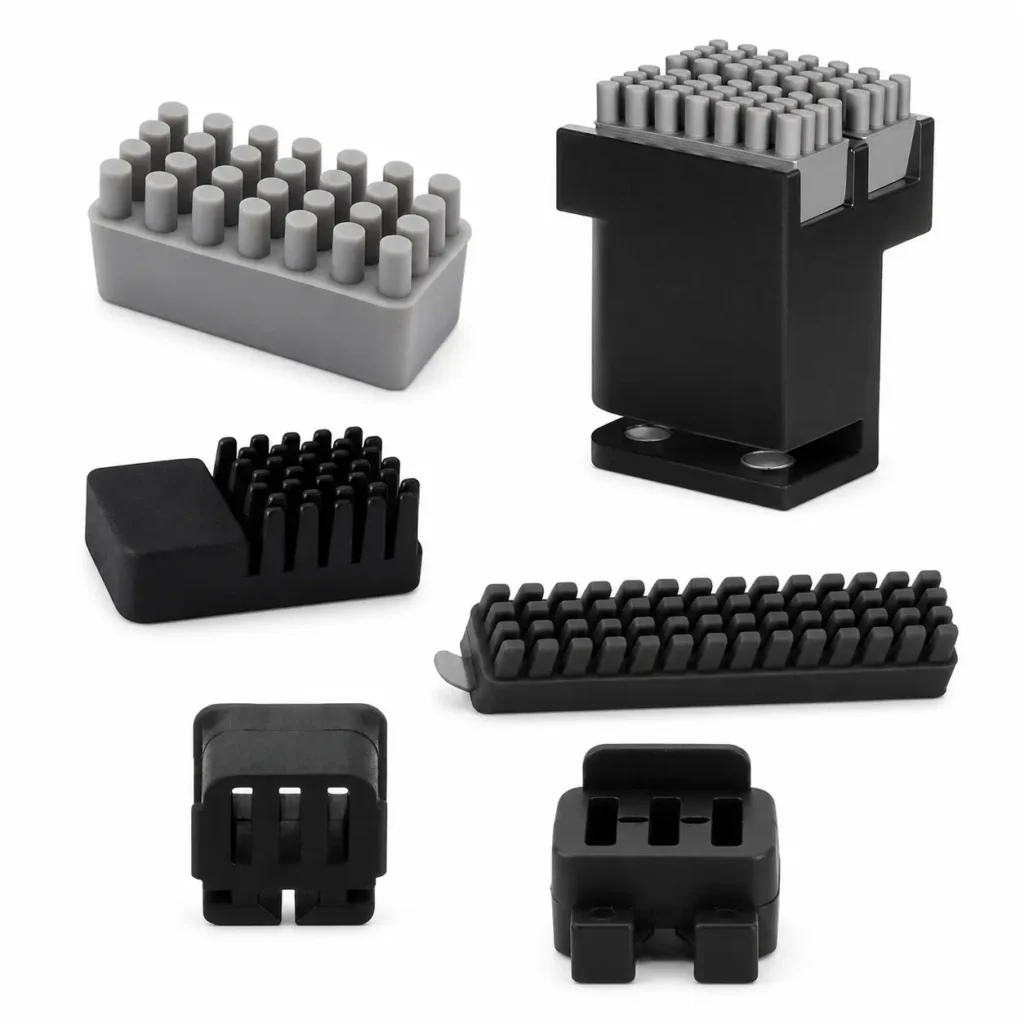 3D printer silicone nozzle cleaning brush and wiper pad for hotend maintenance