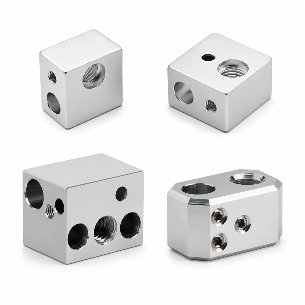 Aluminum heater blocks for MK10, Elegoo Neptune 4 / 4 Pro and Prusa MK4 / XL / MK3.9 / MK4S / MK3.9S printers using Nextruder