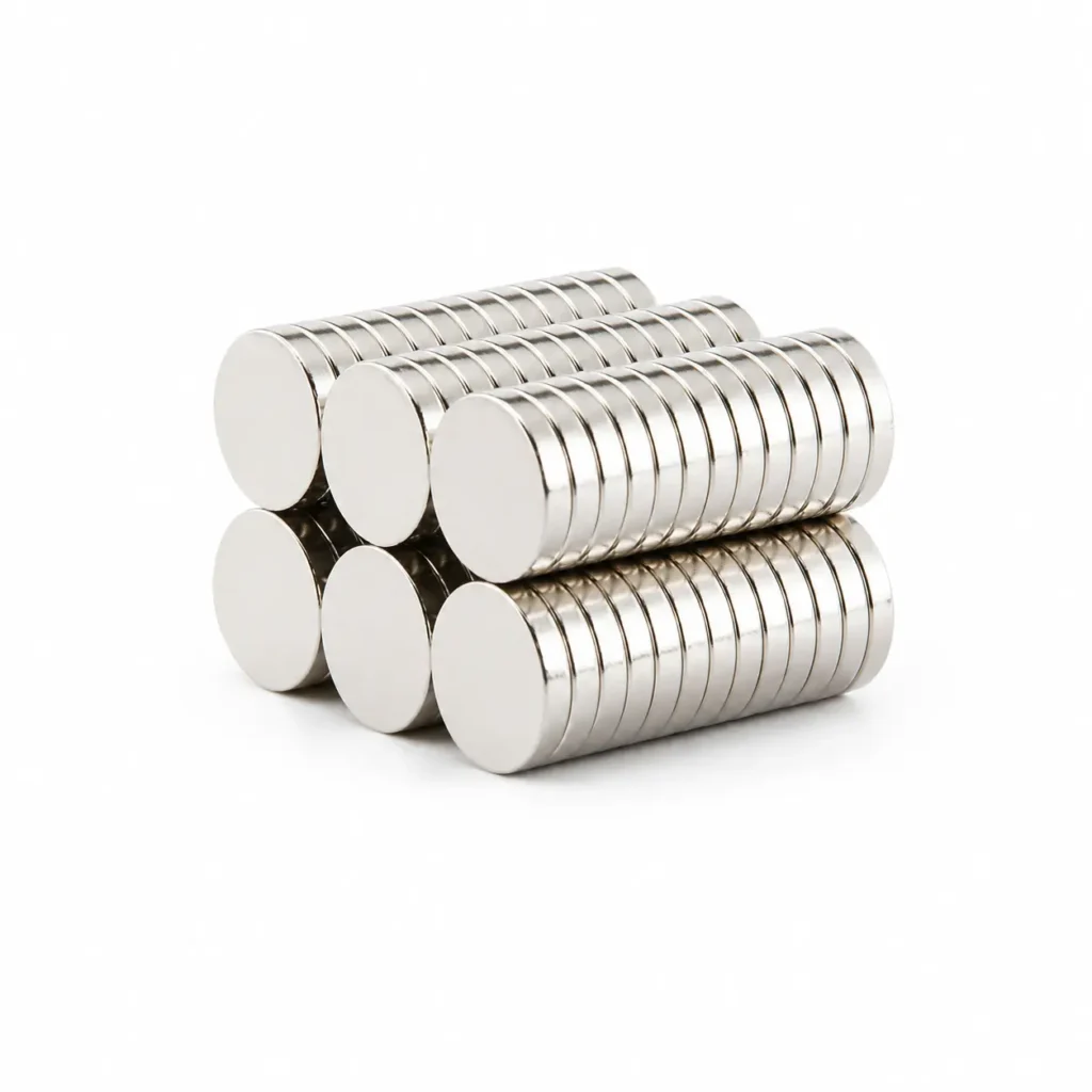 Round neodymium disc magnets for 3D printer accessories, maintenance kits and mechanical hardware