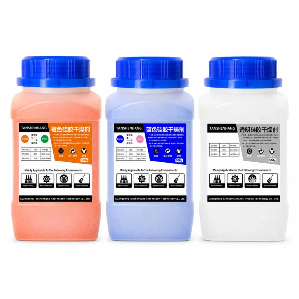 Silica gel desiccant bottles for 3D printer filament storage and moisture control